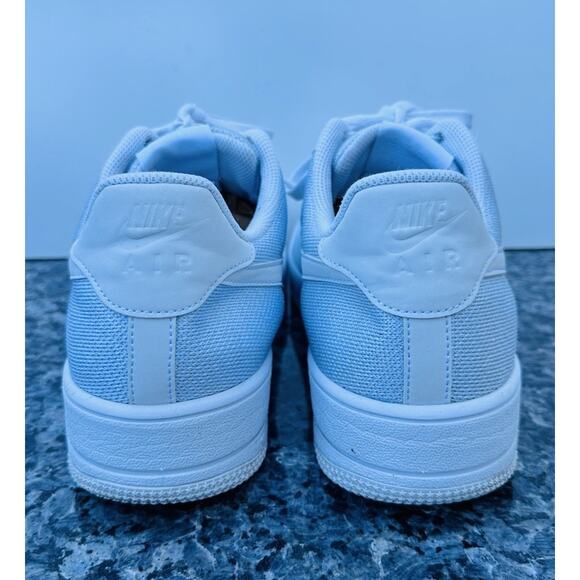 Nike Air Force 1 One Flyknit 2.0 Low Pure Platinum White Knit Men’s Size 12.5 main image 9